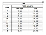 L'AMOUR - Luke Size Chart
